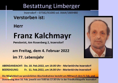 Franz Kalchmayr